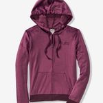 PINK - Victoria's Secret PINK Victoria’s Secret | Velour Perfect Full - Zip Jacket Luscious Plum Photo 1