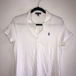 Ralph Lauren  polo dress white shirt sleeve tennis preppy size large Photo 1