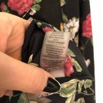 Karl Lagerfeld Karl Lagerfield Black Multi Floral Printed Ruffle Front Blouse Size S Photo 7