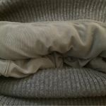 Alice + Olivia knit sleeveless turtleneck sweater dress charcoal wool drop waist L Photo 4