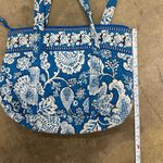 Vera Bradley Vintage  blue floral quilted tote Photo 3