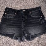Free People NWOT  we the free black denim shorts Photo 0