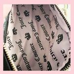 Juicy Couture Bling Bling Barrel Handbag Black Gold Chain Bling “JUICY” Logo Photo 7
