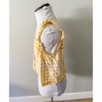 Madewell  Ruffle Button-Front Tank in Ombré Gingham Photo 11