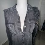 American Eagle Paint Splatter Button Up Photo 3