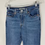 Levis Wedgie Straight Jeans Love in the Mist High Rise Size 28 Photo 3