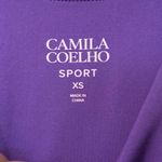 Camila Coelho Revolve NWT Purple Cut Out Aline Sports Bra Size XS Photo 2