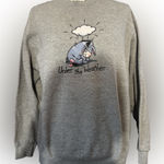 Disney Vintage Store Eeyore Sweatshirt Sweater Pullover 90s Unisex Medium Grey Photo 0