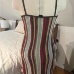Urban Outfitters  Multi-color Striped Crochet Mini Dress size L Photo 5