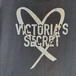Victoria's Secret  Black Graphic Glittery Shirt Size Large EUC #5843 Photo 2