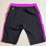 Beroy Two Color Athletic Sporty Workout Side Pocket Bike Cycling Shorts Sz L Pink Size L Photo 5