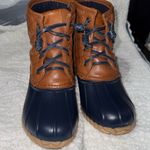 Nautica  Quilted Brown and Black Duck Boots Photo 7