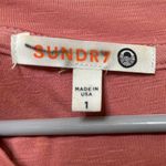 Anthropologie  Sundry Tied Tee Dress Women’s Size Small Knit Mini Relaxed Fit Fla Photo 6