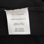 Veronica Beard  Cashmere Cold Shoulder Sweater in Black Size M Photo 6