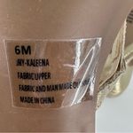 Jones New York Kaleena Embellished Kitten Heel Dress Sandals size 6 Light Gold Photo 10