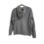 Acne Studios Ferris Face Appliquéd Cotton-Jersey Hoodie in Light Gray Melange Photo 5
