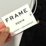 frame denim NWT Black Mini Jean Skirt Photo 10