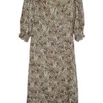 Faithfull the Brand Clement Midi Dress Charlie Leopard Photo 0