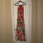 Farm Rio  Cutout Halter colorful Jumpsuit Size XS Photo 9
