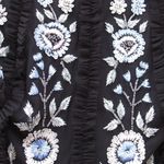 Mac Duggal  Black Sleeveless High Neck Embroidered Mini Dress Photo 7