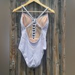 Bleu Rod Beattie Women’s Crochet Plunge Halter Iceland Swimsuit Photo 7