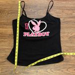 Rare Vintage I 🩷 Playboy Black and Pink Tank Top Size Large Photo 10