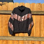 Zyia NWT  Pink Shine Rose Gold Metallic Block Jacket Size‎ XXL Photo 1