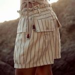 Free People NWT  Effie Striped Shorts in Ivory, size Large Photo 3