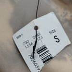 The Limited  purple yellow abstract belted satin skirt size small Photo 6