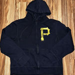 Pittsburgh Pirates 5th & Ocean MLB Genuine Merchandise Zip‎ Up Hoodie Women's Black Size undefined Photo 0