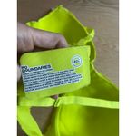 No Boundaries New Women’s  Lacey Balconette Bra Lime Florescent Green size 40C Photo 3