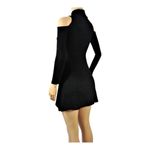 American Eagle Soft & sexy AEO womens size small Mini black turtleneck dress cold shoulder Photo 7