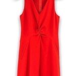 Anthropologie Anthro. Leifsdottir- Twist Front Red Dress - 4 Photo 0