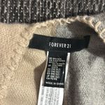 Forever 21  Open Cardigan Wrap Draped Sweater Shawl Plaid Check Pattern One Size Photo 2