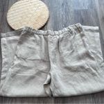 Nwt J. Jill love‎ linen pull on pants oatmeal women’s petite L Tan Size undefined Photo 6