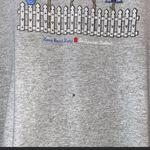 Gray Home Sweet Home Cottagecore Patriotic Birdhouse Short Sleeve Tee Shirt Size L Photo 2