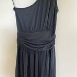 The Limited  One-Shoulder Black Mini Dress – XS – Modern Chic, Eveningwear Photo 2