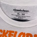 Nickelodeon  White Graphic Short Sleeve Crop T-Shirt Top Women's Size XL Photo 2