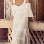 Sancia The Celena Cold Shoulder Dress Off White Size M Photo 1