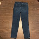 Spanx Small Pull On Skinny Ankle Denim Jeans #20342Q Medium Wash Blue Photo 1