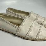 Michael Kors Michael white canvas espadrille flats size 8 Photo 0