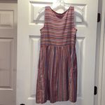 Madewell  Scoopneck Tank Dress in Rainbow Stripe Photo 11