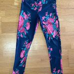 ALBION FIT Albion Gray Floral Cottagecore Granola Outdoor Yoga Crop Antigua Legging… Photo 2
