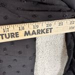 Vince Camuto  Womens Small Blouse Top Black Puffy Sleeves Shirt Lightweight VNeck Photo 9