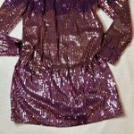 Kate Spade  NEW YORK Gradient Long-Sleeve Sequin Mini Dress Photo 3