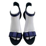 Ralph Lauren Collection Daylen Bow Satin Sandal purple sz Size 8 Photo 1