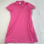 Lacoste Women’s  Pique Polo Dress in Pink Photo 2