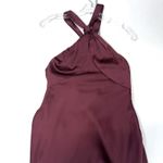 LIV FOSTER KNOTTED SATIN
GOWN Bordeaux dress size 4 Photo 8