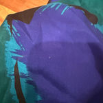 Bill Blass  blue and green scarf accessory classic vintage‎ Photo 2