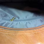 Brown Leather Zip Top Hobo Crossbody w/Guitar Animal Print Strap 12 Photo 2